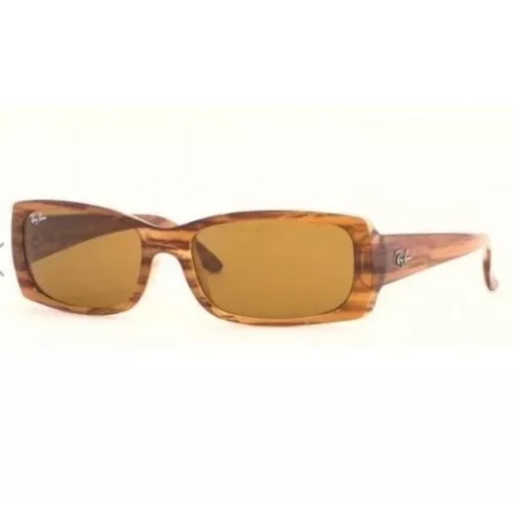 Ray-Ban Italy RB 4067 689 Brown Frame Plastic Sunglasses Brown Lenses Case Cloth - Picture 3 of 14